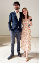 Ceremony moderators Emily & Salem