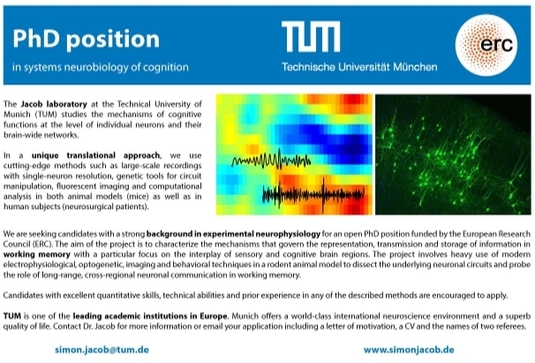 phd position tum jacob 2019